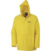 577J Rain Jacket, Polyester/PVC, Small, Yellow Action Paper