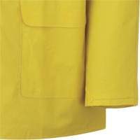 577J Rain Jacket, Polyester/PVC, Small, Yellow Action Paper