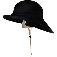 D5050 Black Dry King&reg; Offshore Traditional Sou'wester Hat, Small, Black, Rubber Action Paper