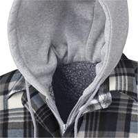 415BG Chemise &agrave; capuche matelass&eacute;e, Hommes, T-petit, Multicolore Action Paper