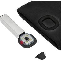 5678 Knit Toque with LED Headlight, Fleece Lining, One Size, Black Action Paper