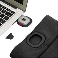 5678 Knit Toque with LED Headlight, Fleece Lining, One Size, Black Action Paper