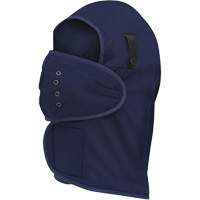 565N Long-Necked Hardhat Liner, Fleece Lining, One Size, Navy Blue Action Paper
