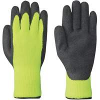 5322 High-Visibility Seamless Knit Gloves, Medium, Latex Coating Action Paper