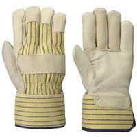 536 Fitter's Gloves, One Size, Grain Cowhide Palm Action Paper
