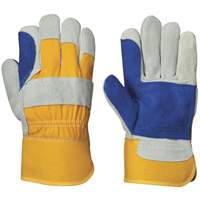 545 Fitter's Gloves, One Size, Split Cowhide Palm Action Paper