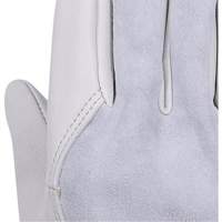 535G Beige Driver's Gloves, Small, Grain Cowhide Palm Action Paper