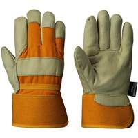 632 Insulated Fitter's Gloves, One Size, Grain Cowhide Palm, Boa Inner Lining Action Paper