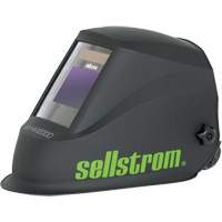 WHM2000 Casque de soudage ADF de la s&eacute;rie Advantage Plus, 3,94" lo x 2,36" la Champ de vision, Noir/Vert Action Paper