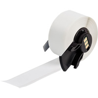 Multi-Purpose Label Tape, Vinyl, White, 1" Width Action Paper