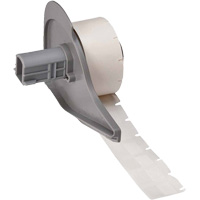 Self-Laminating Wrap-Around Wire & Cable Labels, Vinyl, 0.5" L x 0.75" H, White Action Paper
