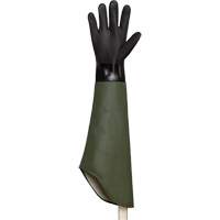 Chemstop Chemical-Resistant Gloves, PVC, Flock-Lined Inner Lining Action Paper