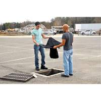 Archaea Boom Ultra-Drain Guard&reg; Catch Basic Guard, Bioremediation/Oil & Sediment, 48" L x 36" W Action Paper