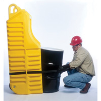 Chariot pour baril, 26,5'' lo x 26,5'' la x 5'' h, Cap. de d&eacute;versement 800 gal. US Action Paper