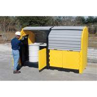 Extender Kit with Drain for Ultra-Hard Top Spill Pallets&reg;, 64" L x 79" W x 62" H, 9000 lbs. Load Capacity Action Paper