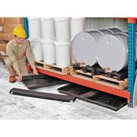 Triple-Tray Ultra-Rack Containment Tray&reg;, 72" L x 44" W x 2.8" H, 24 US gal. Spill Capacity Action Paper