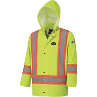 5894 Veste imperm&eacute;able r&eacute;sistant &agrave; la flamme, 2T-Grand, Jaune lime haute visibilit&eacute; Action Paper