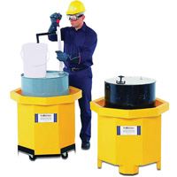 Transpalette pour Ultra-Spill Collector, 66 gal. US, Mobile Action Paper