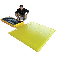 2-Drum Flexible Ultra-Spill Deck&reg; Bladder System, 88 US gal. Spill Capacity, 48" x 27" x 5" Action Paper