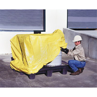 4-Drum Spill Pallet Pullover Cover Action Paper