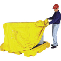P2 Plus Ultra-Spill Pallet&reg; Pullover Cover Action Paper