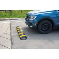 Speed Bump Kit, Rubber, 4' L x 11" W x 2" H Action Paper