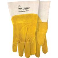 Ram Tough Welding Gloves, Goat Grain/Split Cowhide, Size Medium Action Paper