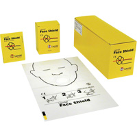 Laerdal&reg; Face Shield, Single Use Faceshield, Class 1/Class 2 Action Paper