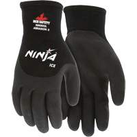 Ninja&reg; Ice Insulated Winter Gloves, Medium, HPT Coating, 15 Gauge, Nylon Shell Action Paper