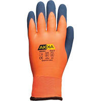 Abrasion-Resistant Work Gloves, 7/Small, Rubber Latex Coating Action Paper