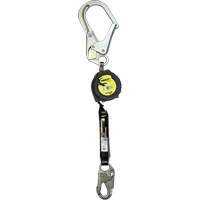 Miller TurboLite+ Scorpion Personal Fall Limiter, 9', Web, Stationary Action Paper