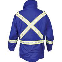 Avenger Flame Resistant Insulated Parka, Small, Royal Blue SHG776 | Action Paper
