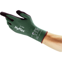 HyFlex&reg; 11-842 Sustainable Multi-Purpose Gloves, 5, Foam Nitrile Coating, 15 Gauge, Nylon Shell Action Paper
