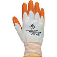 Dexterity&reg; Gloves, 6/X-Small, Foam Nitrile Coating, 15 Gauge, Cotton Shell Action Paper