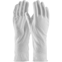 CleanTeam&reg; Premium Inspection Gloves, Cotton, Unhemmed Cuff, One Size Action Paper