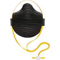 AirWave M Series Black Disposable Masks with SmartStrap<sup>®</sup> & Full Foam Flange, N95, NIOSH Certified, Small SHH517 | Action Paper