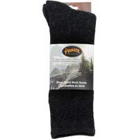 124B Thermal Socks, Unisex, One Size, Black, Wool Blend Action Paper