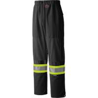 6003BKP Traffic Safety Pants, Polyester, Small, Black Action Paper