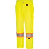 5999PW Women's  Traffic Safety Pants, Polyester, X-Small, High Visibility Lime-Yellow Action Paper