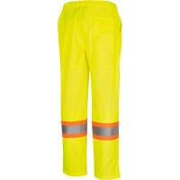 5999PW Women's  Traffic Safety Pants, Polyester, X-Small, High Visibility Lime-Yellow Action Paper