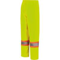 5629W Women's Waterproof Bib Pants, Polyester/Polyurethane, X-Small, High Visibility Lime-Yellow Action Paper