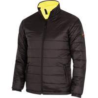 5771 Manteau de s&eacute;curit&eacute; imperm&eacute;able r&eacute;versible, Polyester/Polyur&eacute;thane, Jaune lime haute visibilit&eacute;, Petit Action Paper