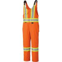 6617ZT Combinaison de s&eacute;curit&eacute; haute visibilit&eacute; avec fermeture &agrave; glissi&egrave;re sur la jambe, Poly-coton, 40 (grand taille), Orange haute visibilit&eacute; Action Paper