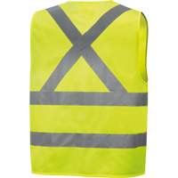 6886 High-Visibility Tricot Safety Vest, High Visibility Lime-Yellow, Small, Polyester Action Paper