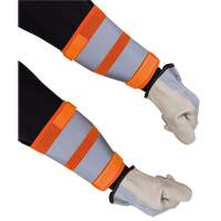 166A High-Visibility Orange 8" Traffic Cuffs Action Paper