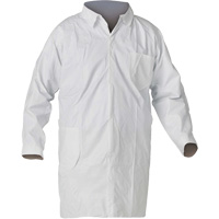 KleenGuard A40 Lab Coat, Medium, White Action Paper