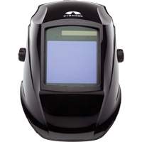 Leadhead&reg; Auto Darkening Welding Helmet, 3.8" L x 3.4" W View Area, 9 - 13 Shade Range, Black Action Paper