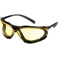 Proximity&reg; Safety Glasses, Amber Lens, Anti-Fog, ANSI Z87+/Meets/Exceeds CSA Z94.3 Action Paper