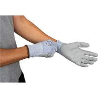 Gants &eacute;lastiques &eacute;cologiques r&eacute;sistants &agrave; la coupe, Taille 10, Calibre 13, Rev&ecirc;tement Polyur&eacute;thane, Enveloppe en PEHP/rPET, ASTM ANSI niveau A2 Action Paper