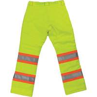 Pantalon de s&eacute;curit&eacute; isolant et extensible pour femmes, Polyester, T-petit, Jaune lime haute visibilit&eacute; Action Paper